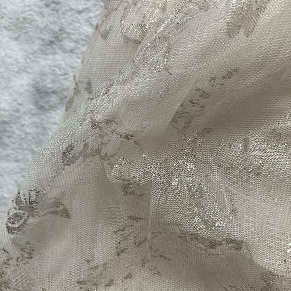 Children’s Place White Special Occasion Dress Size 5/6 | GUC Tulle Floral - Picture 10 of 16